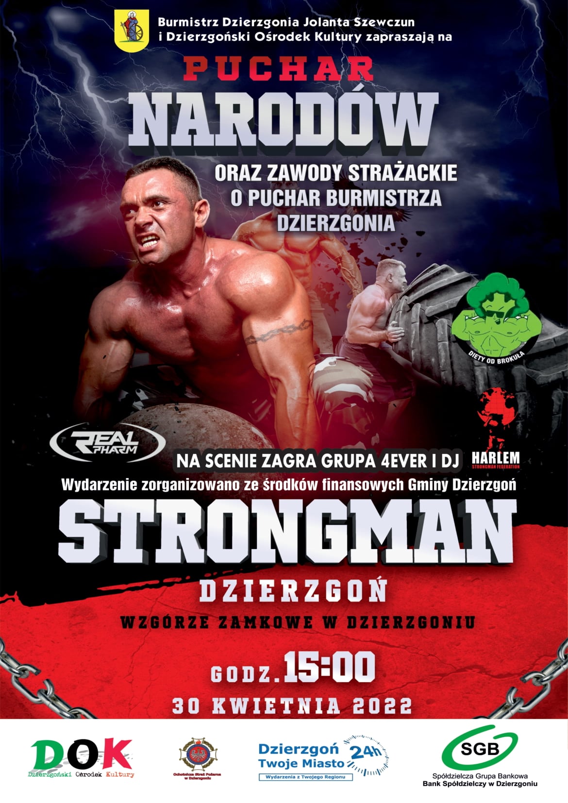 Znamy listę uczestników Pucharu Narodów Strongman w Dzierzgoniu.