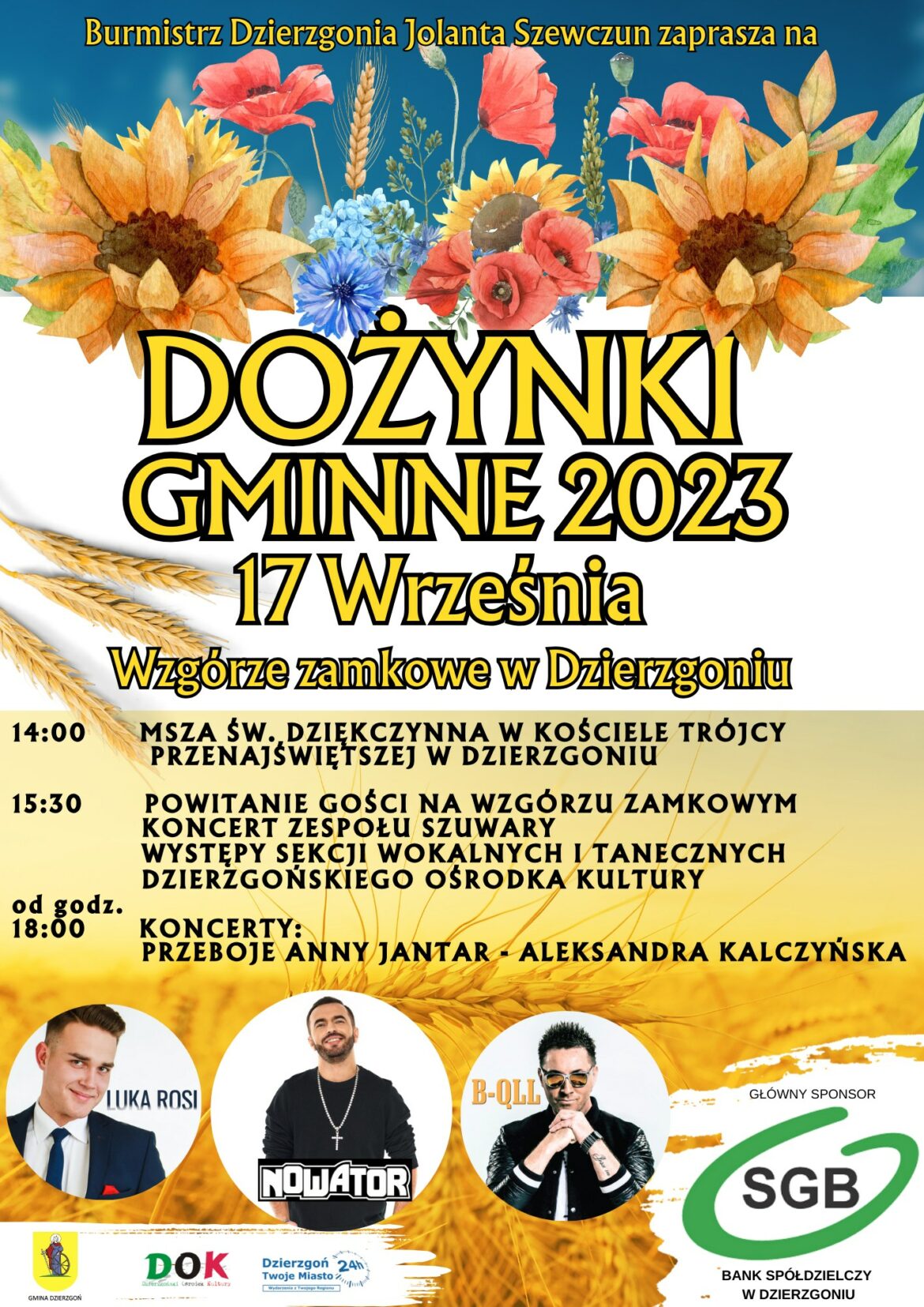 Dożynki Gminne 2023 w tym roku odbędą się w Dzierzgoniu [PLAN IMPREZY]